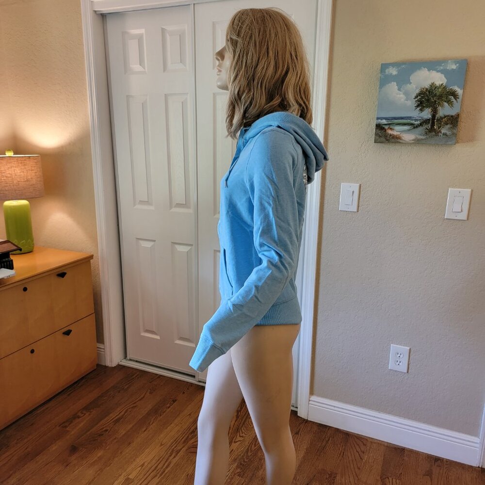 Victoria's Secret Supermodel Sweatpants + Hoodie Jacket Size M EXC - Picture 4 of 10